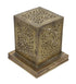 Hand-Punched Moroccan Brass Tabletop Lamp