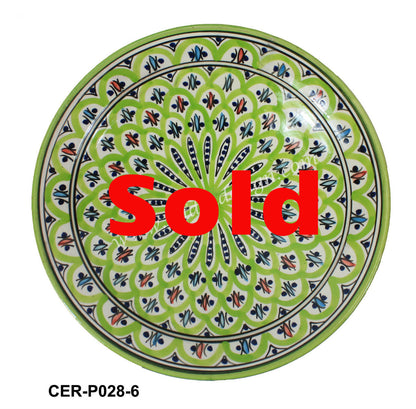 Hand Painted Ceramic Plate