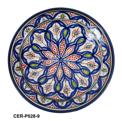 Hand Painted Ceramic Plate