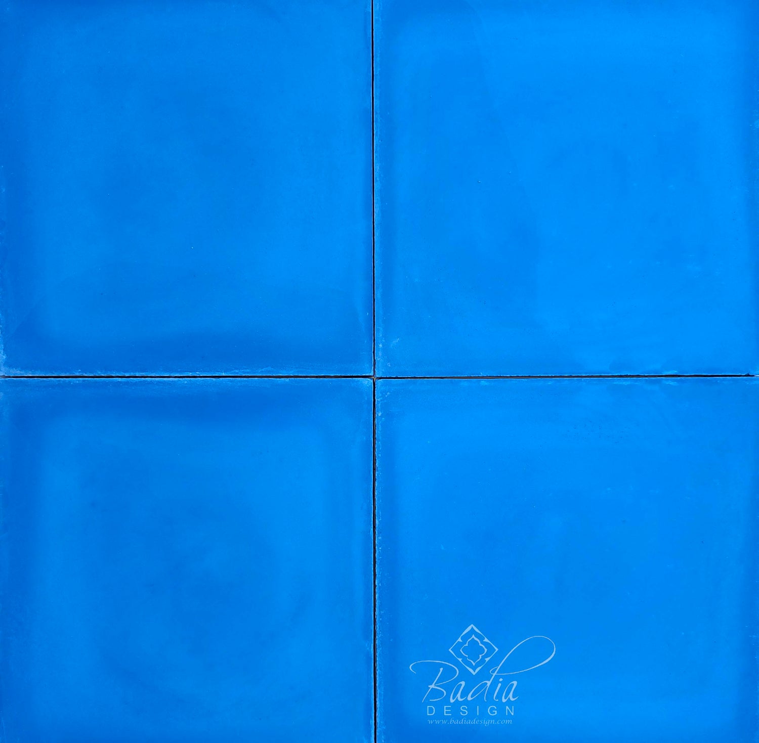 Moroccan Cobalt Blue Cement Tile - CT115