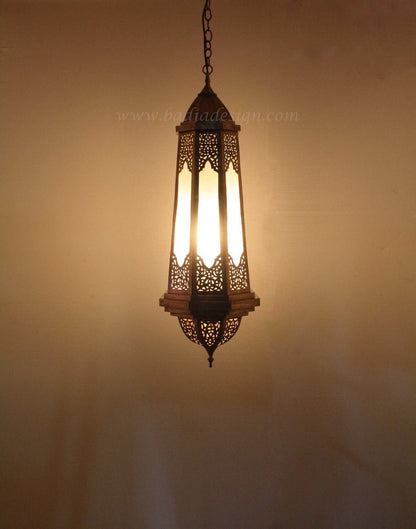Teardrop Shaped Silver Ceiling Light