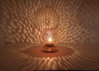 Silver and Copper Desktop Lanterns