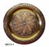 Round Moroccan Brass Engraved Serving Tray