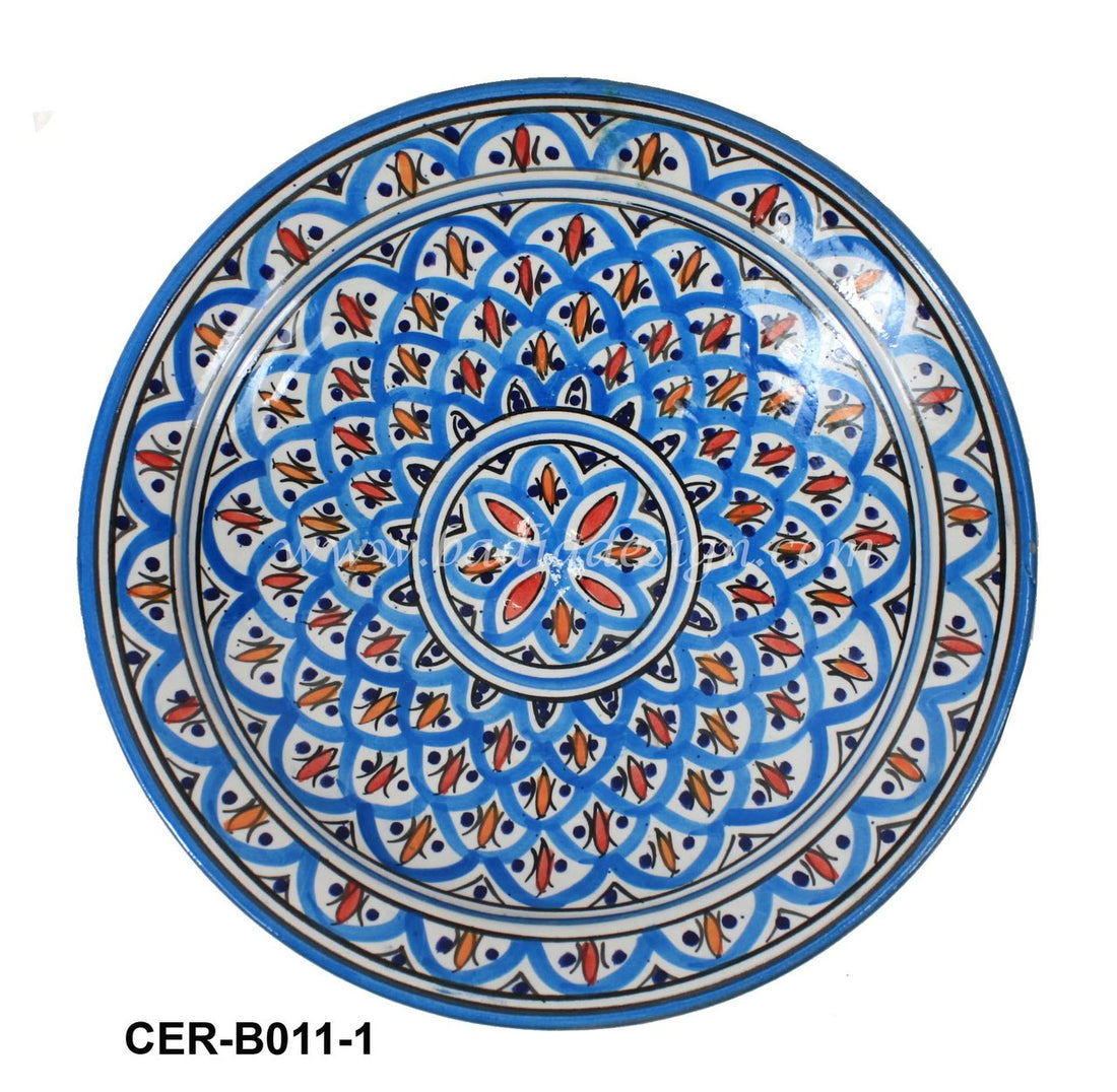 Hand Painted Floral Ceramic Bowl