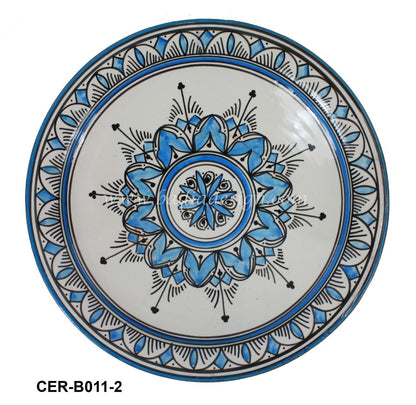 Hand Painted Floral Ceramic Bowl