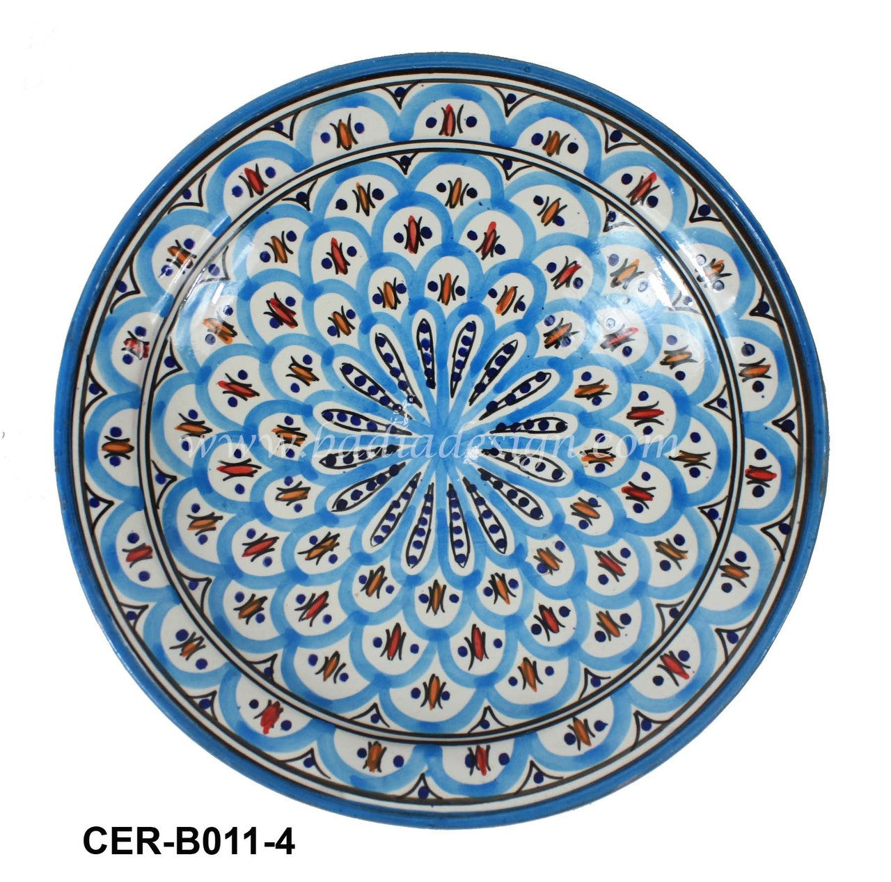 Hand Painted Floral Ceramic Bowl