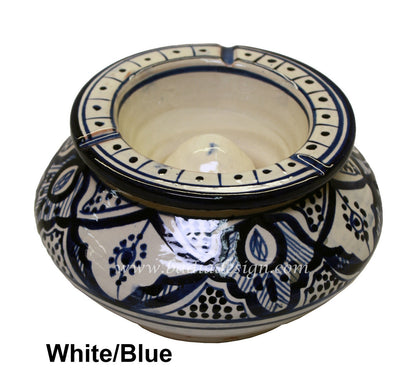 Hand Painted Ceramic Ashtray