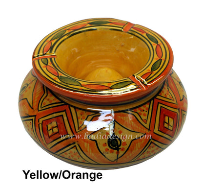 Hand Painted Ceramic Ashtray