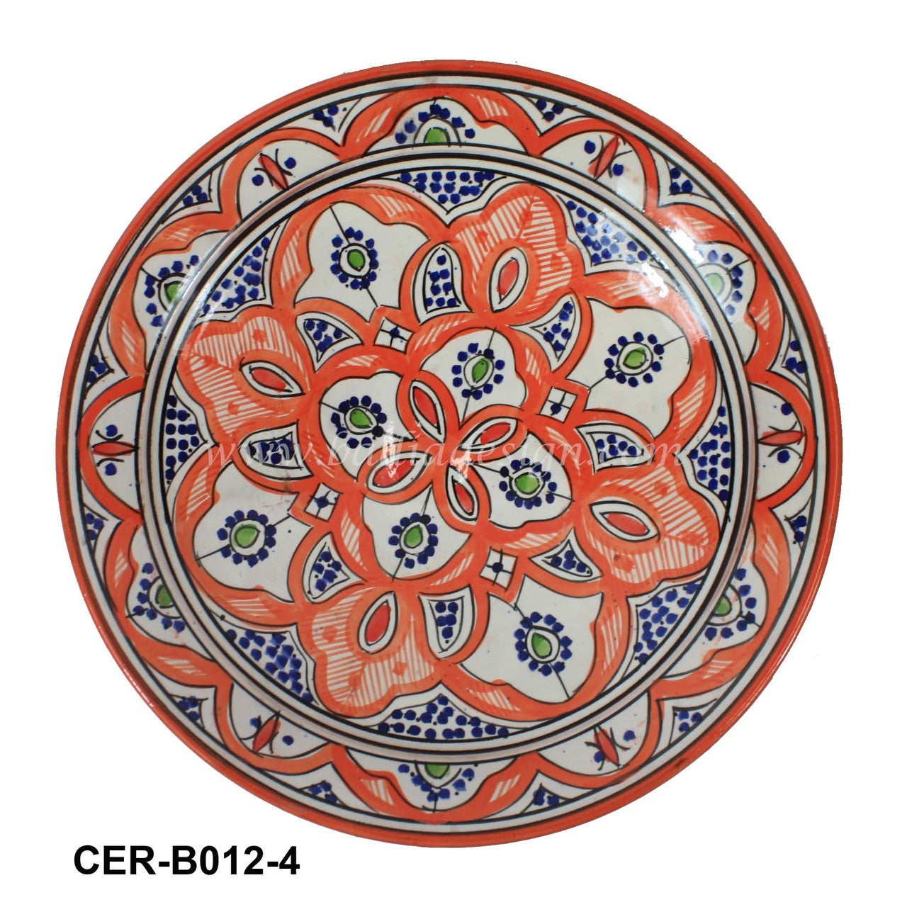 Hand Painted Ceramic Plate