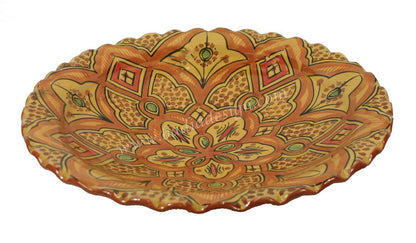 Moroccan Hand Painted Ceramic Plate