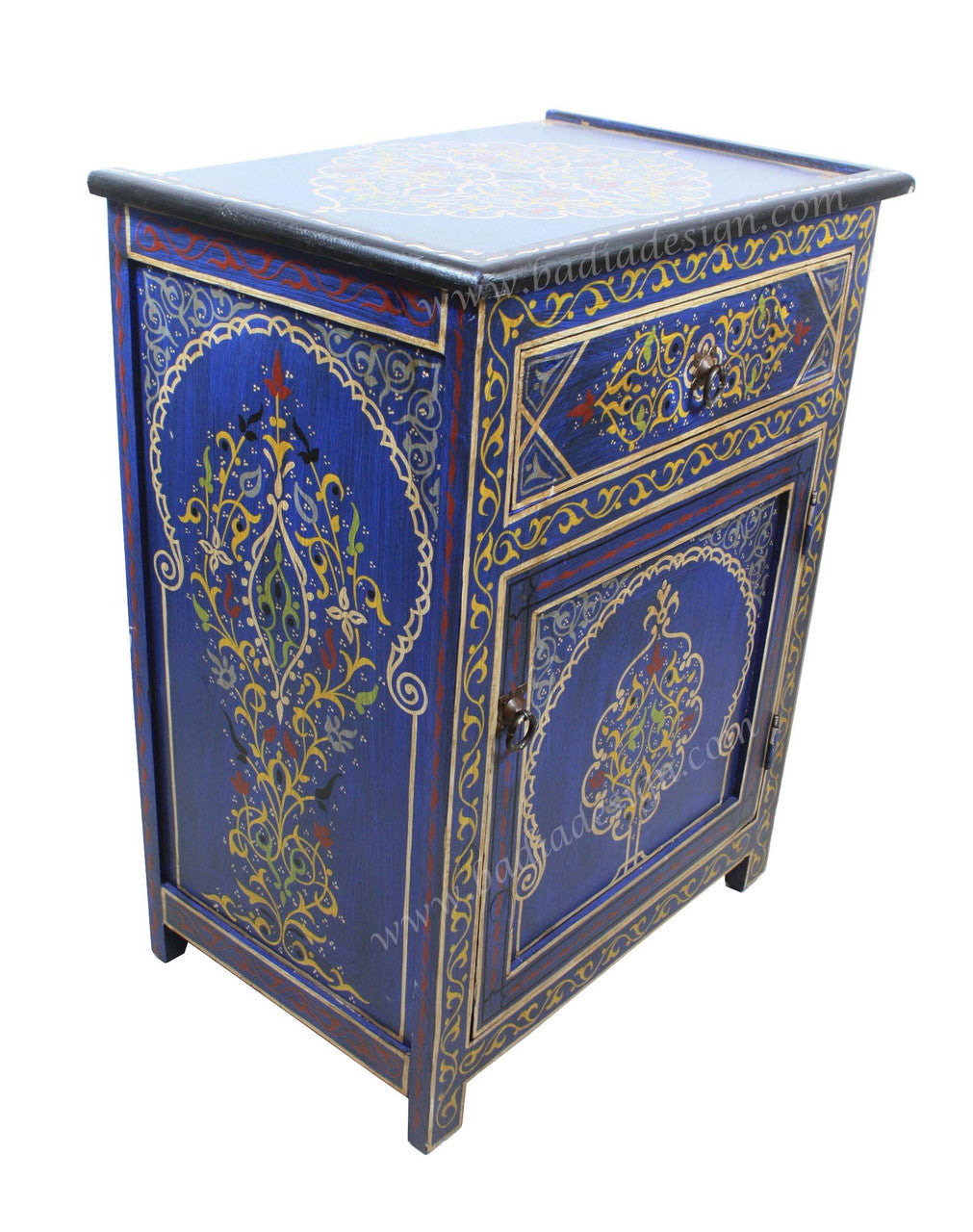 Hand Painted Cedar Nightstand