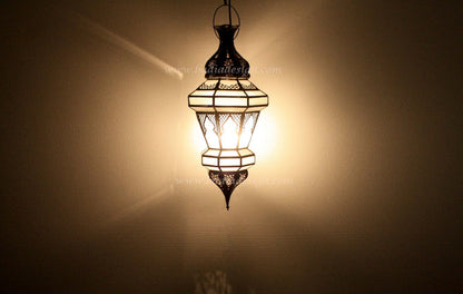 Moroccan Hanging Glass Lantern