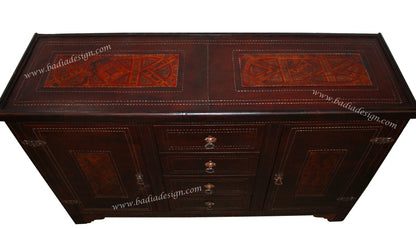 Moroccan Premium Leather Cabinet