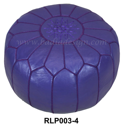 Premium Leather Moroccan Ottoman