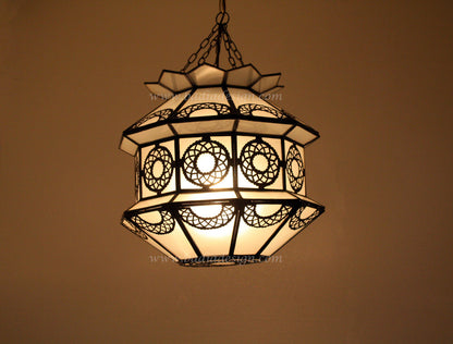 Hanging Lantern with Clear Glass