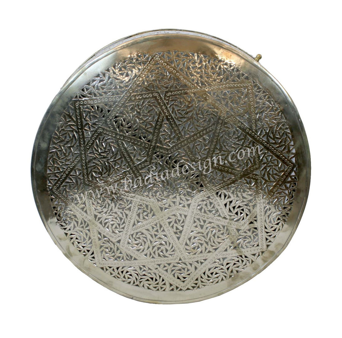 Round Handmade Brass Wall Sconce