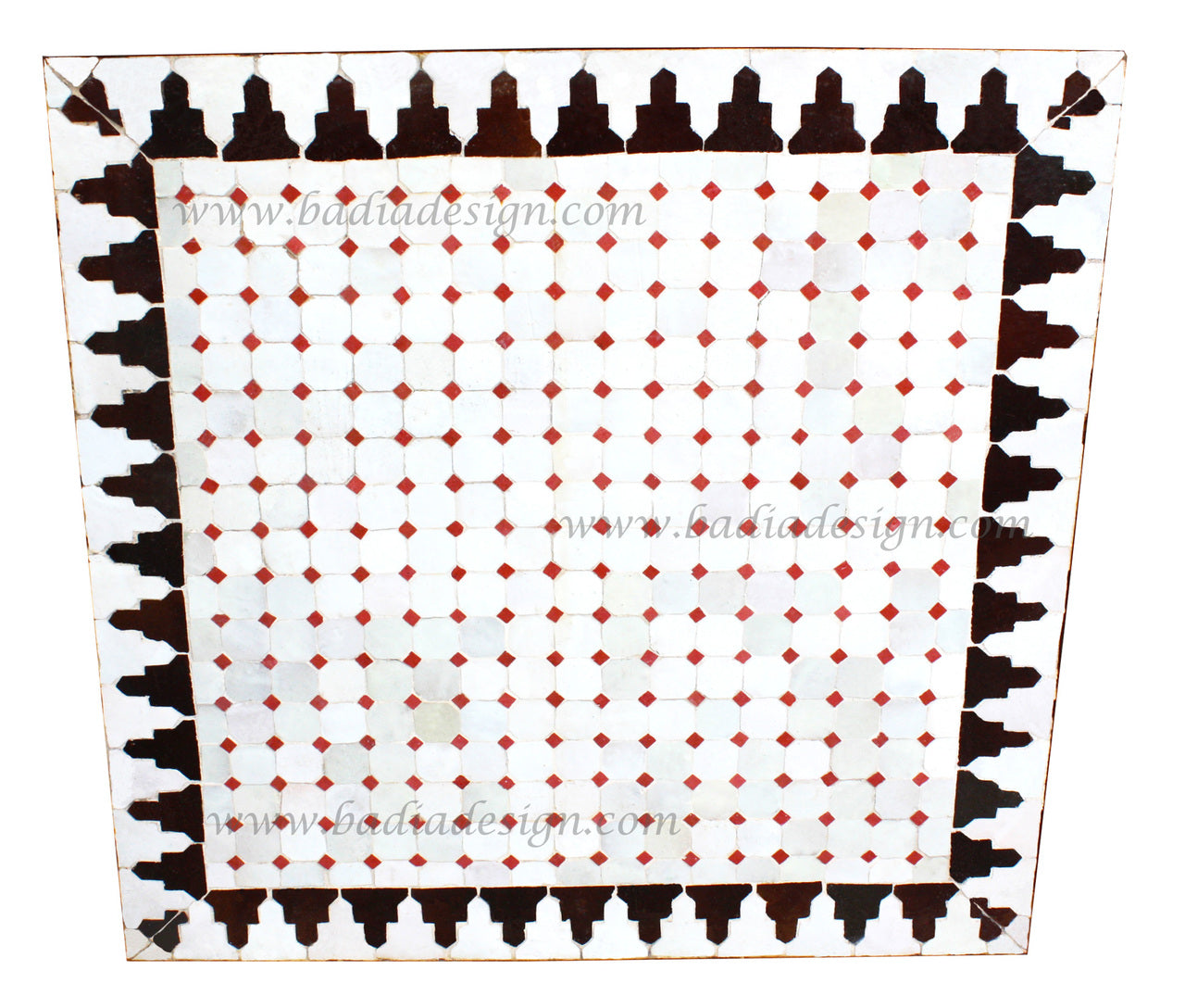 28" Square Moroccan Tile Table Top