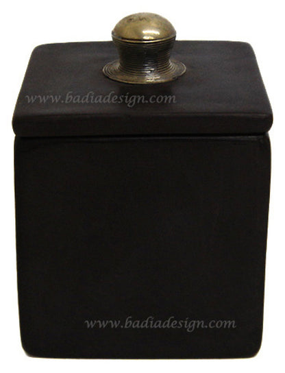 Moroccan Tadelakt Square Ceramic Box