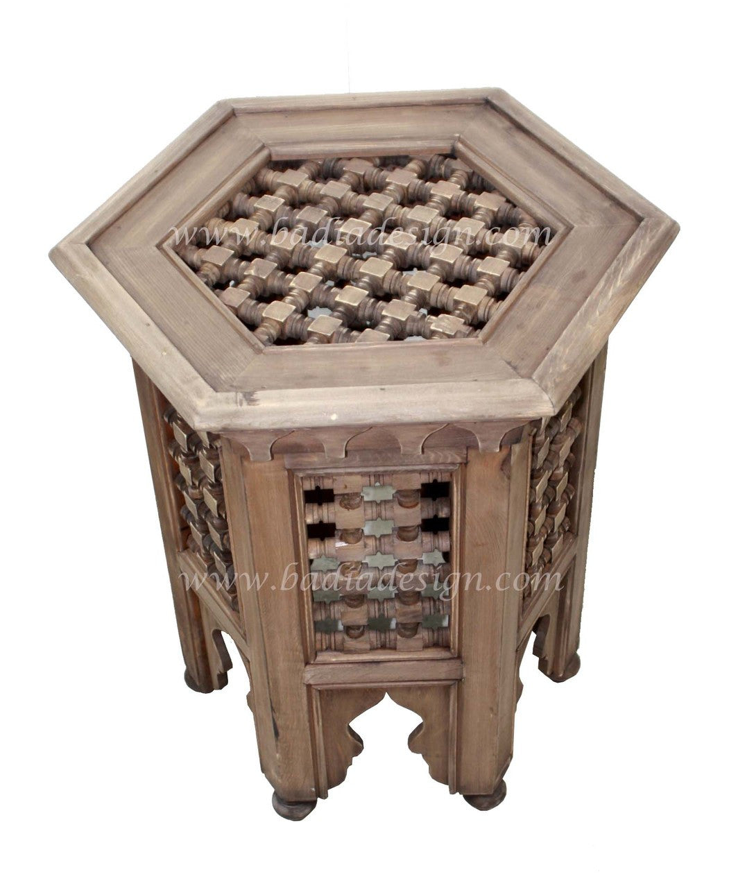 Cedar Moucharabieh Side Table