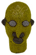 Green and Multi-Color African Beaded Head