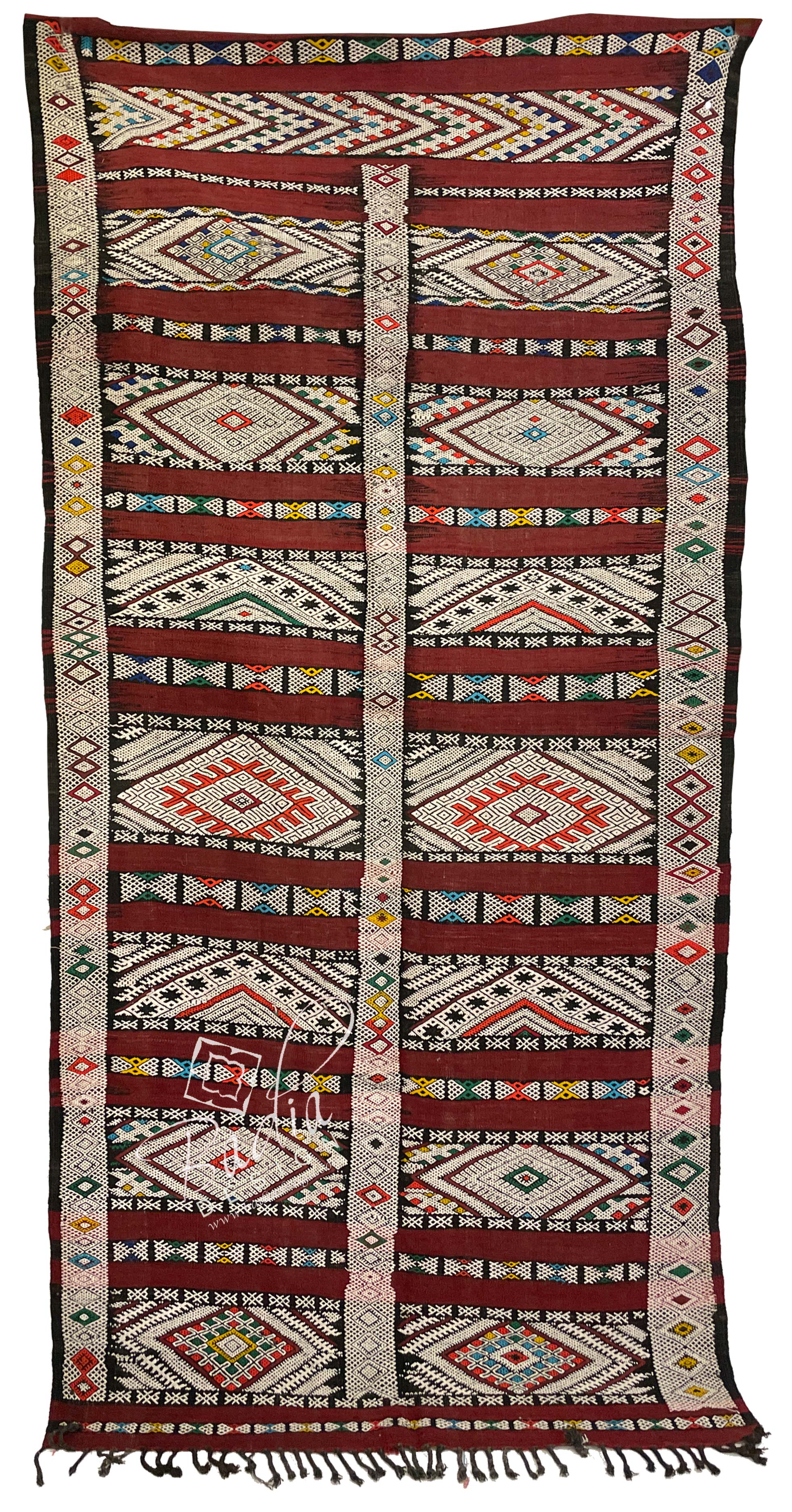 Multi-Color Moroccan Kilim Rug