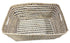 Moroccan Rectangular Shaped Handwoven Straw Basket