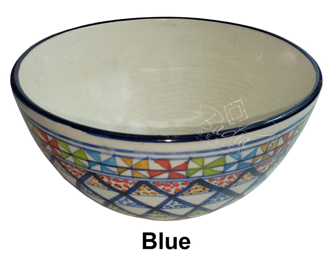 Small Multi Color Hand Painted Ceramic Bowl