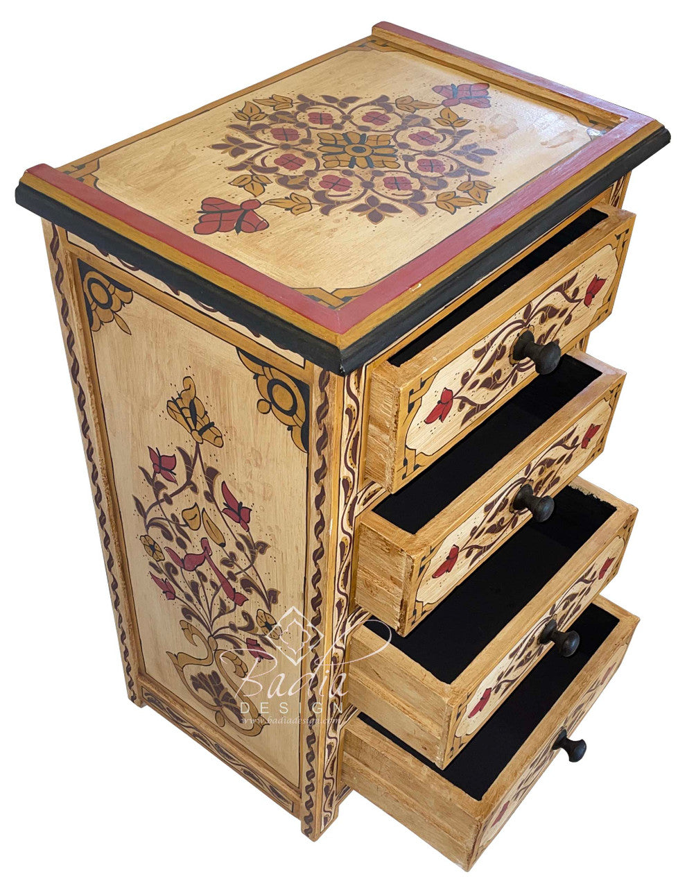 Hand Painted Bedroom Nightstand