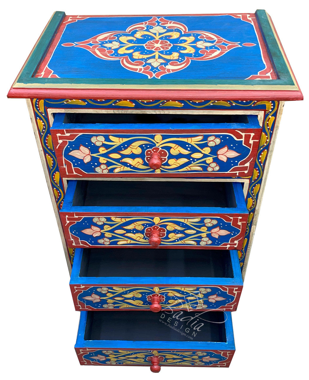 Hand Painted Bedroom Nightstand