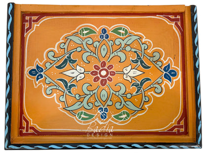Small Multi-Color Hand Painted Nightstands