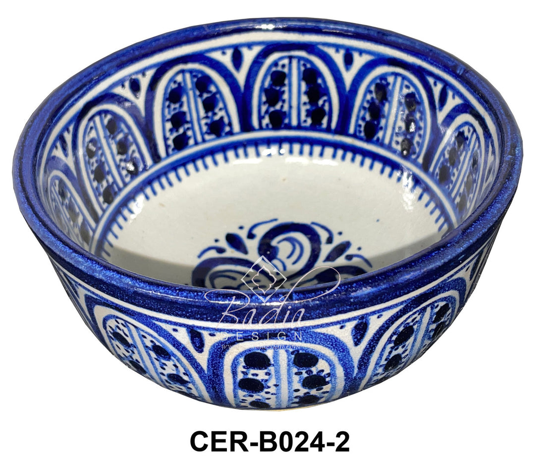 Multi-Color Hand Painted Ceramic Bowls