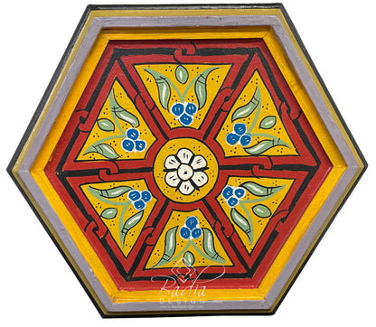 Small Colorful Hand Painted Side Tables
