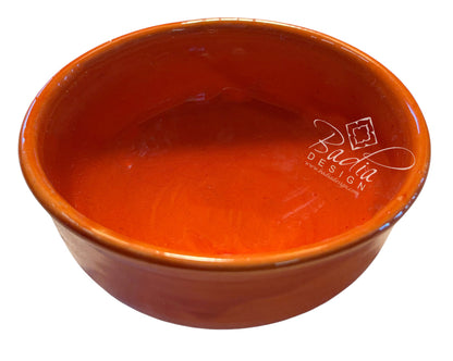 Small Solid-Color Hand-Painted Ceramic Bowls