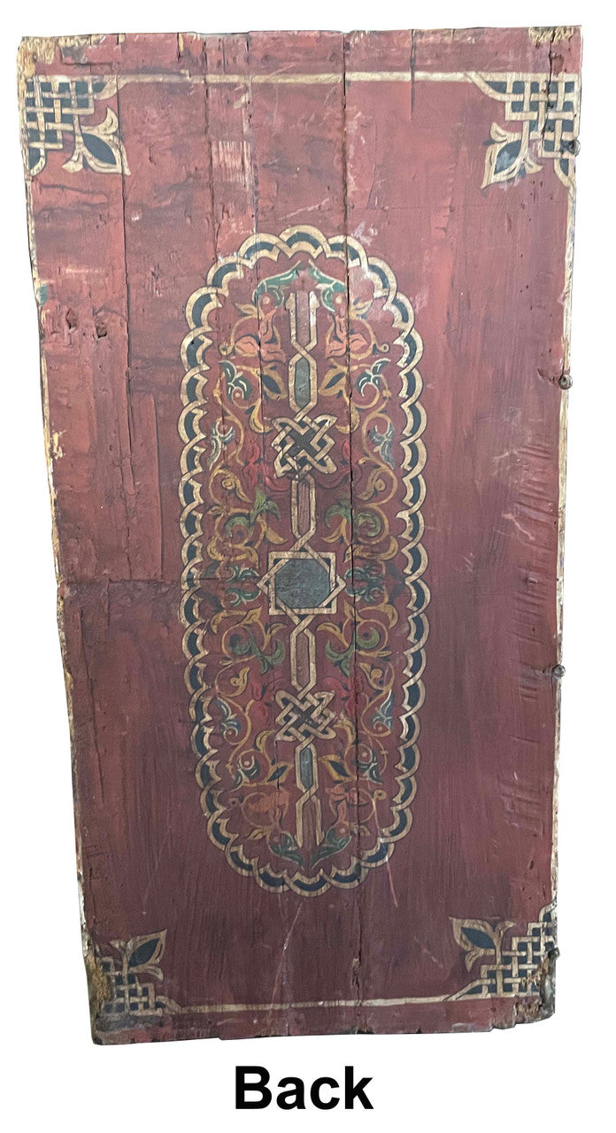 Small Vintage Multi-Color Hand Painted Door
