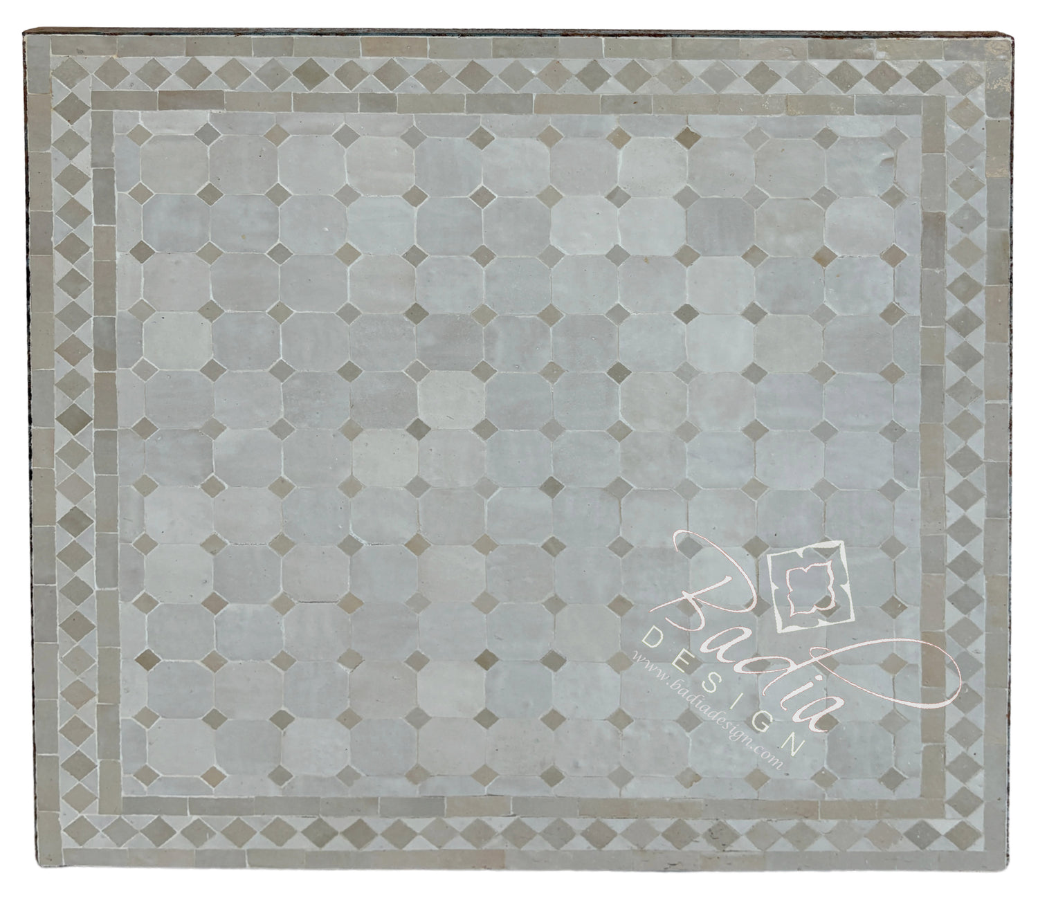 30" Square Beige Tile Table Top