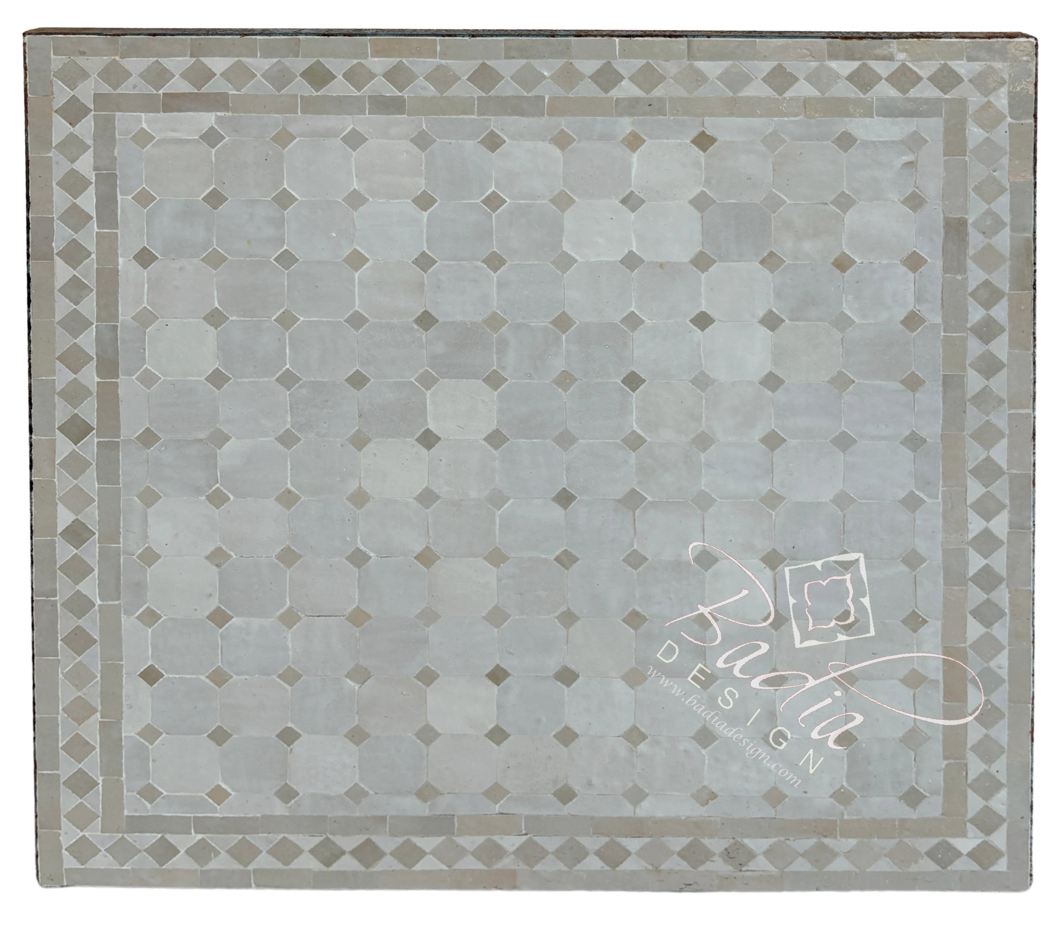 30" Square Beige Tile Table Top
