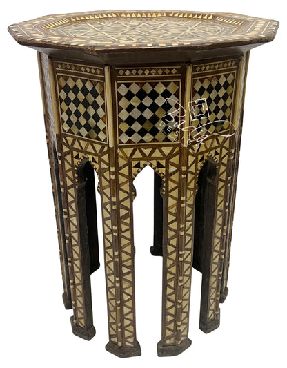 Syrian Design Inlay Accent Table