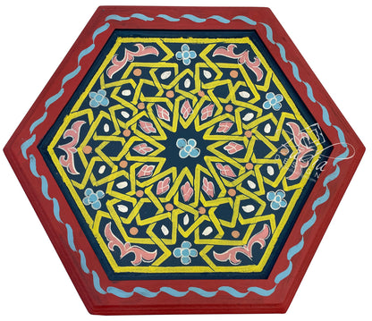 Colorful Hand Painted Side Tables