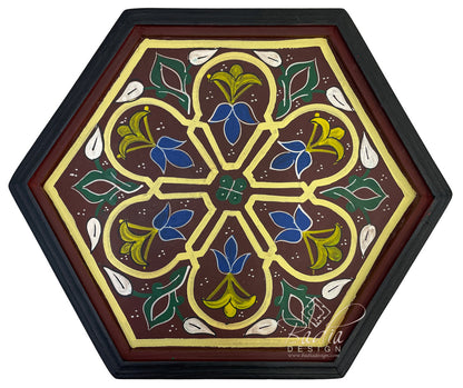 Colorful Hand Painted Side Tables