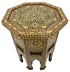 Tall Syrian Decorative Inlay End Table