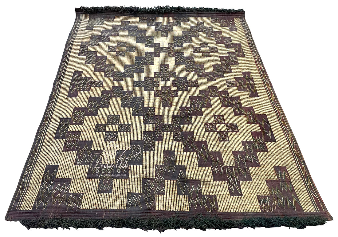 Handwoven Berber Designed Straw Mat