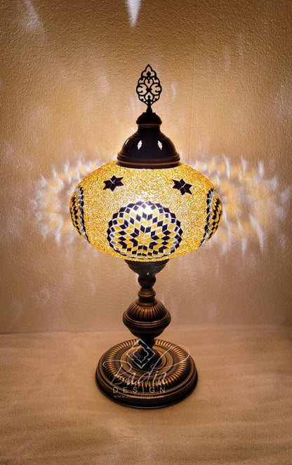 Turkish Mosaic Glass Desktop Lamps