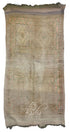 Vintage Moroccan Faded Neutral Handwoven Rug