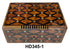 Wooden Thuya Jewelry Box with Mother of Pearl Inlay