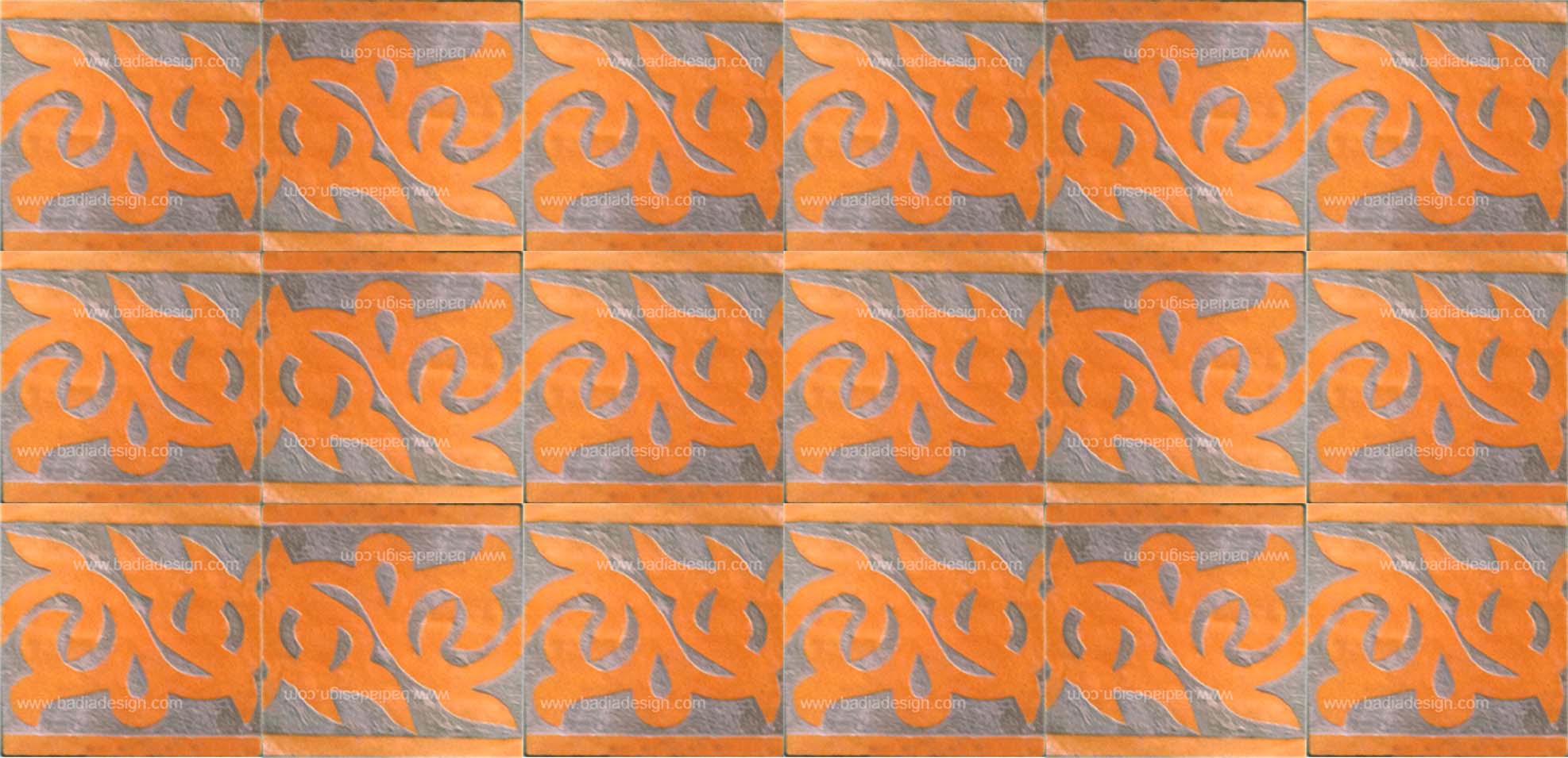 Hand Chiseled Tile from Badia Design Inc.