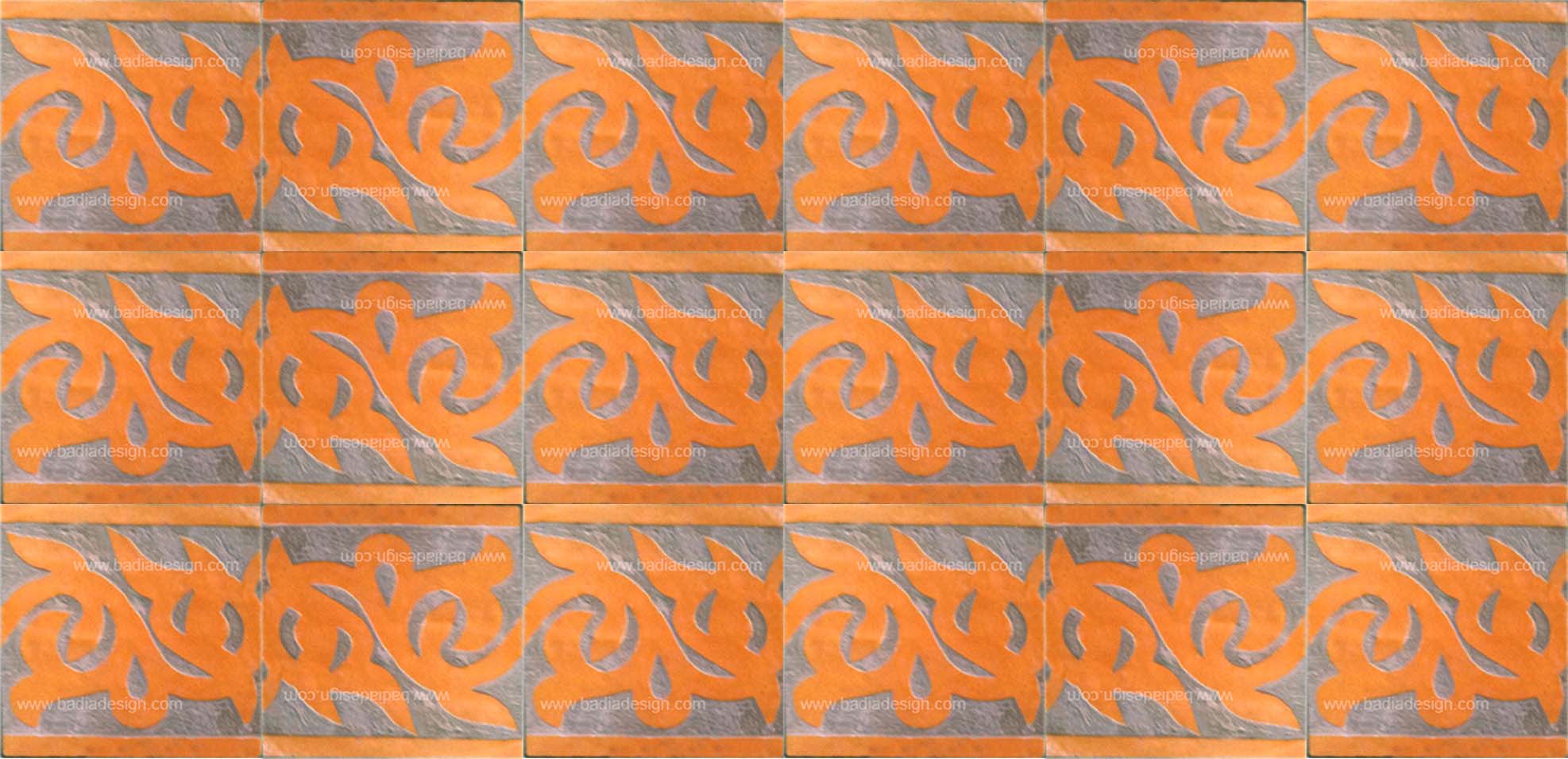 Hand Chiseled Tile from Badia Design Inc.